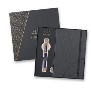 Parker Ingenuity Dark Blue GT - sada roller a zápisník