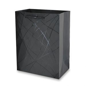 Dárková papírová taška - velikost M, dark