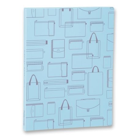 Katalogová kniha Foldermate Vintage A4, 30 folií - modrá