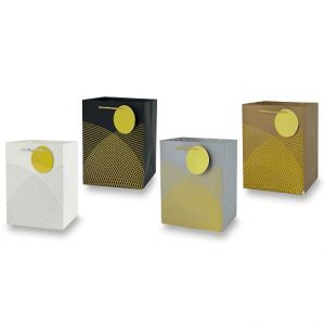 Dárková papírová taška - velikost L, pearl