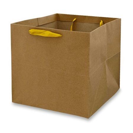 Dárková papírová taška - velikost XL, brown kraft