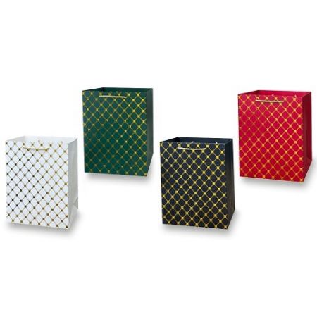 Dárková papírová taška - velikost S, mix barev