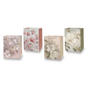 Dárková papírová taška - velikost S, mix barev