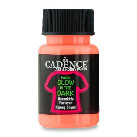 Fluorescenční textilní barva Cadence - 50 ml, oranžová
