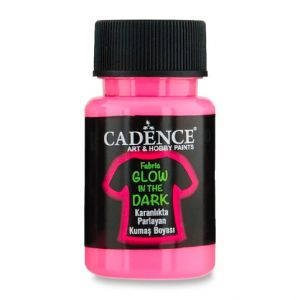Fluorescenční textilní barva Cadence - 50 ml, růžová