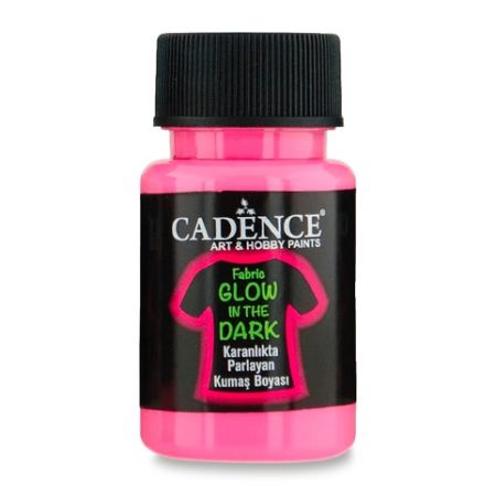 Fluorescenční textilní barva Cadence - 50 ml, růžová