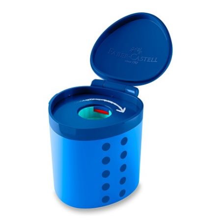 Ořezávátko Faber-Castell Grippy s odpadní nádobkou - 1 otvor