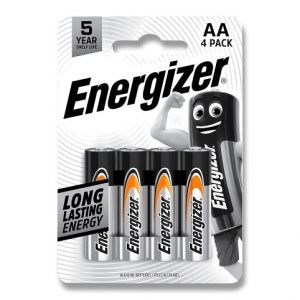 Alkalická baterie Energizer Everyday - AA, 4 ks