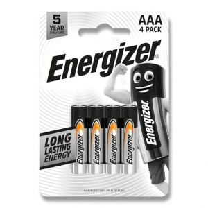 Alkalická baterie Energizer Everyday - AAA, 4 ks