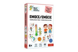 Malý objevitel Emoce vzdělávací společenská hra v krabici 19x29x4cm