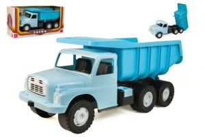 Auto Tatra 148 plast 30cm světle modrá v krabici 35x18x13cm 12m+