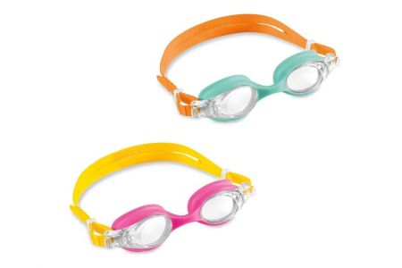 Plavecké brýle dětské 3-8 let 2 barvy v blistru 13x24cm