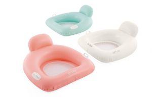 Lehátko křeslo nafukovací s úchyty 114x107cm 3 barvy v krabici