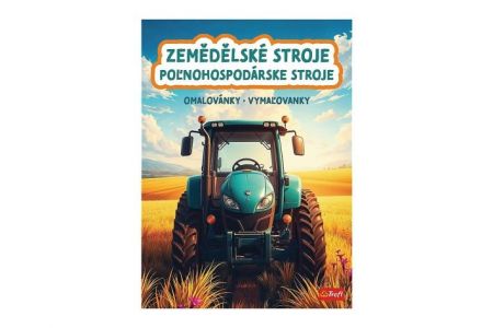 Omalovánky Zemědělské stroje 20x27,5cm