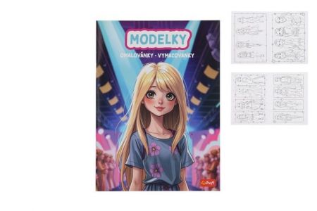 Omalovánky Modelky 20x27,5cm