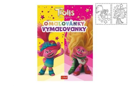 Omalovánky Trollové/Trolls 20x27,5cm