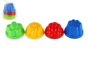 Formičky Bábovky kulaté průměr 8cm 4ks v síťce