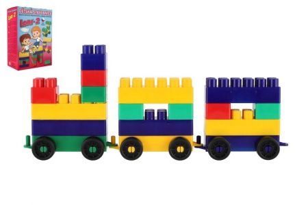 Stavebnice LORI 2 plast 35ks v krabici 19x28x10cm