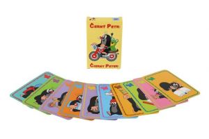 Černý Petr Krtek společenská hra - karty v krabičce 6x9cm