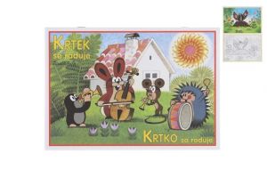 Omalovánky Krtek se raduje A5
