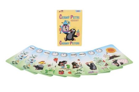 Černý Petr Krtek 4- společenská hra - karty v papírové krabičce 6x9cm