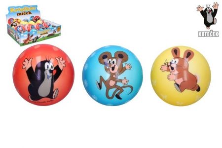 Míček Krtek pěnový 10cm 3 barvy