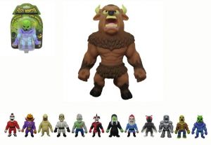 Flexi Monster strašidelné figurky série 5 natahovací silikon 14cm mix druhů na kartě 16,5x