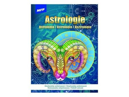 Omalovánky antistresové Astrologie 21x29cm