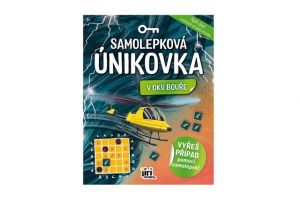 Samolepková únikovka V oku bouře 20x26cm CZ verze