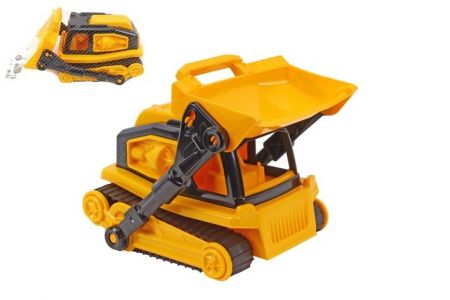 Buldozer s pásy plast 30cm na volný chod v síťce