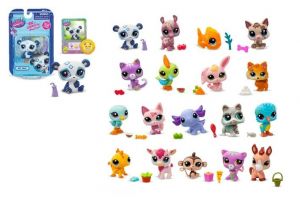 Figurka Littlest Pet Shop plast mix druhů na kartě 10x15,5cm