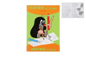 Omalovánky Krtek si hraje A4