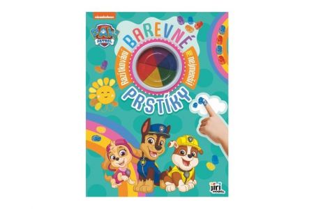 Sešit Barevné prstíky Tlapková patrola/Paw patrol s prstovými barvami 23x30cm