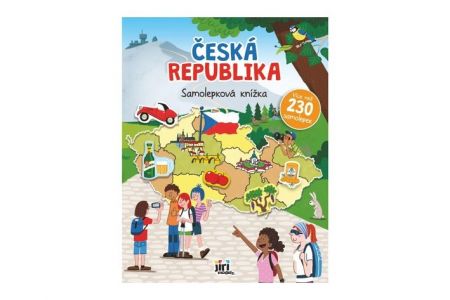 Velká samolepková knížka Česká republika 24x30,5cm