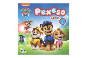 Pexeso v sešitu 64ks Tlapková patrola/Paw Patrol 21,5x21,5cm