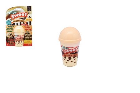 Sliz - hmota Slimy Sweet Flaffuccino 120 g v kelímku na kartě 15x23,5x7cm