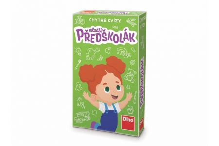 Chytré kvízy Mladší předškolák naučná společenská hra v krabičce 11,5x18x3,5cm