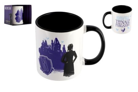 Hrnek Wednesday (Teenage Purgatory) keramický 315ml v krabici 12x10,5x8,5cm