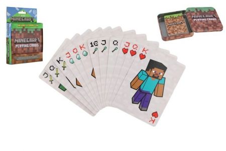 Hrací karty Minecraft v krabičce 11x15,5x2,5cm
