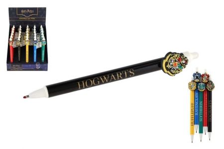 Tužka/pero gumovací Harry Potter 15cm plast 6 druhů