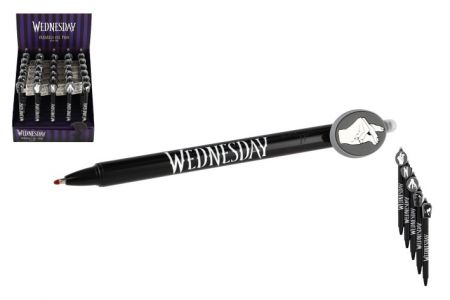 Tužka/pero gumovací Wednesday 15cm plast 6 druhů
