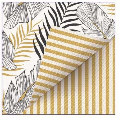 Papírové ubrousky celoroční,oboustranné, třívrstvé 33 x 33 cm, 20 ks