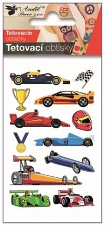Tetovací obtisky Formule 10,5 x 6 cm