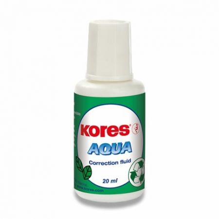 Opravný lak Kores Aqua - štěteček, 20 ml