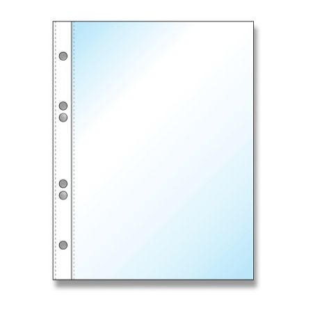 Zakládací obal Economy U A5, 100 ks - transparentní, matný