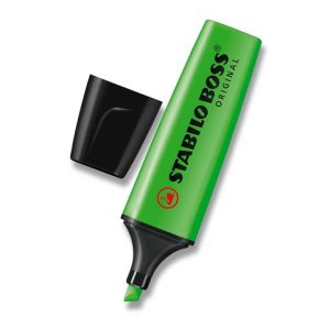 Zvýrazňovač STABILO BOSS ORIGINAL - zelený