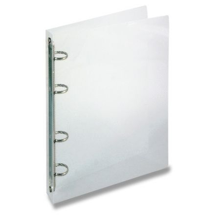 4kroužkový pořadač Transparent, A4, 20 mm - průhledný
