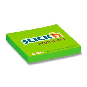Samolepicí bloček Hopax Stick’n Notes 76 × 76 mm, 100 listů - zelený