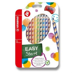 Pastelky STABILO EASYcolors - 12 barev, pro praváky