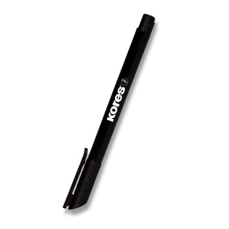 Permanentní popisovač Kores K-Marker tenký - černý